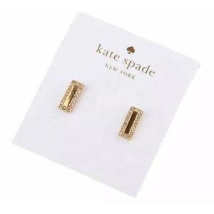 Kate Spade Gold Raising the Bar Earrings